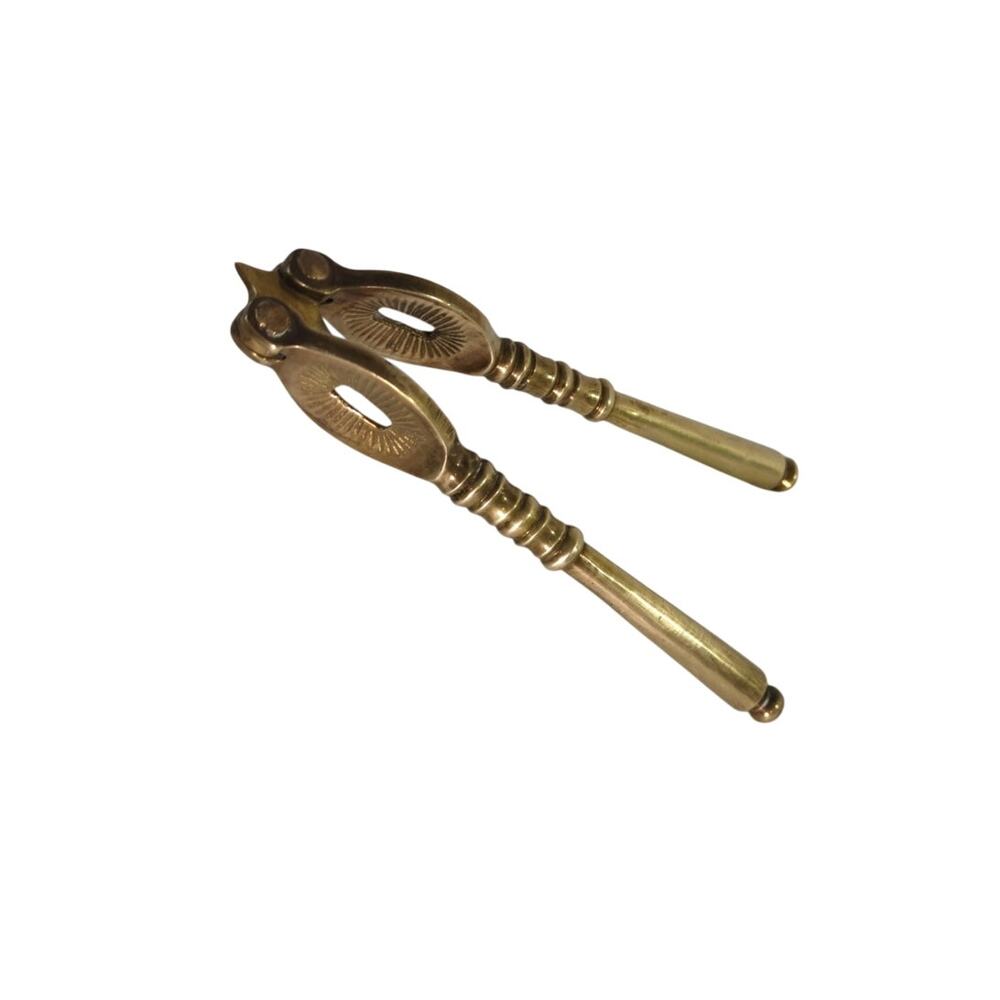 Vintage Brass Adjustable Nutcracker Classic Nut Cracker Tool